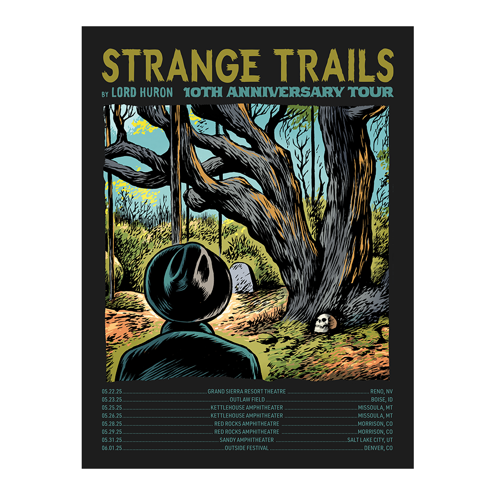 Strange Trails 10th Anniversary Tour Poster