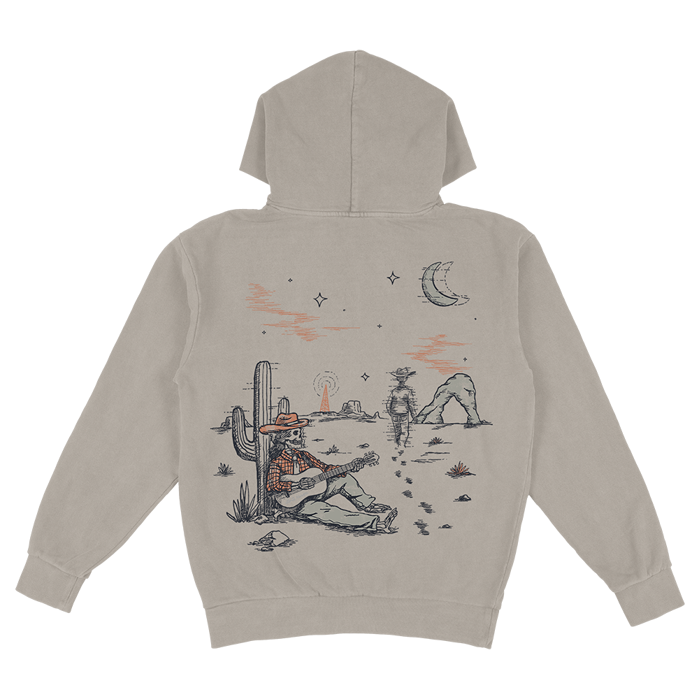 Long Lost Skeleton Hoodie Back
