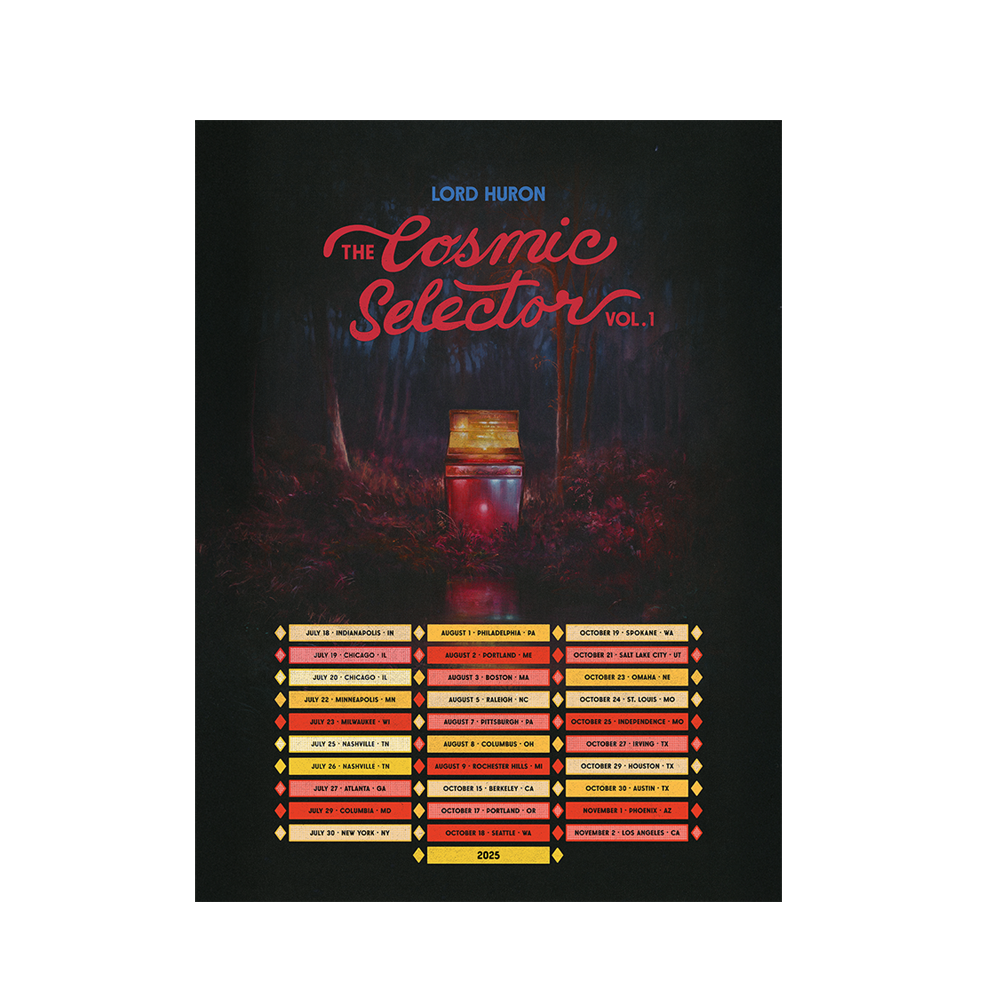 The Cosmic Selector Vol. 1 2025 Tour Poster