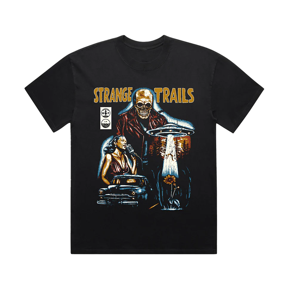 Strange Trails Medley T-Shirt - Faded Black