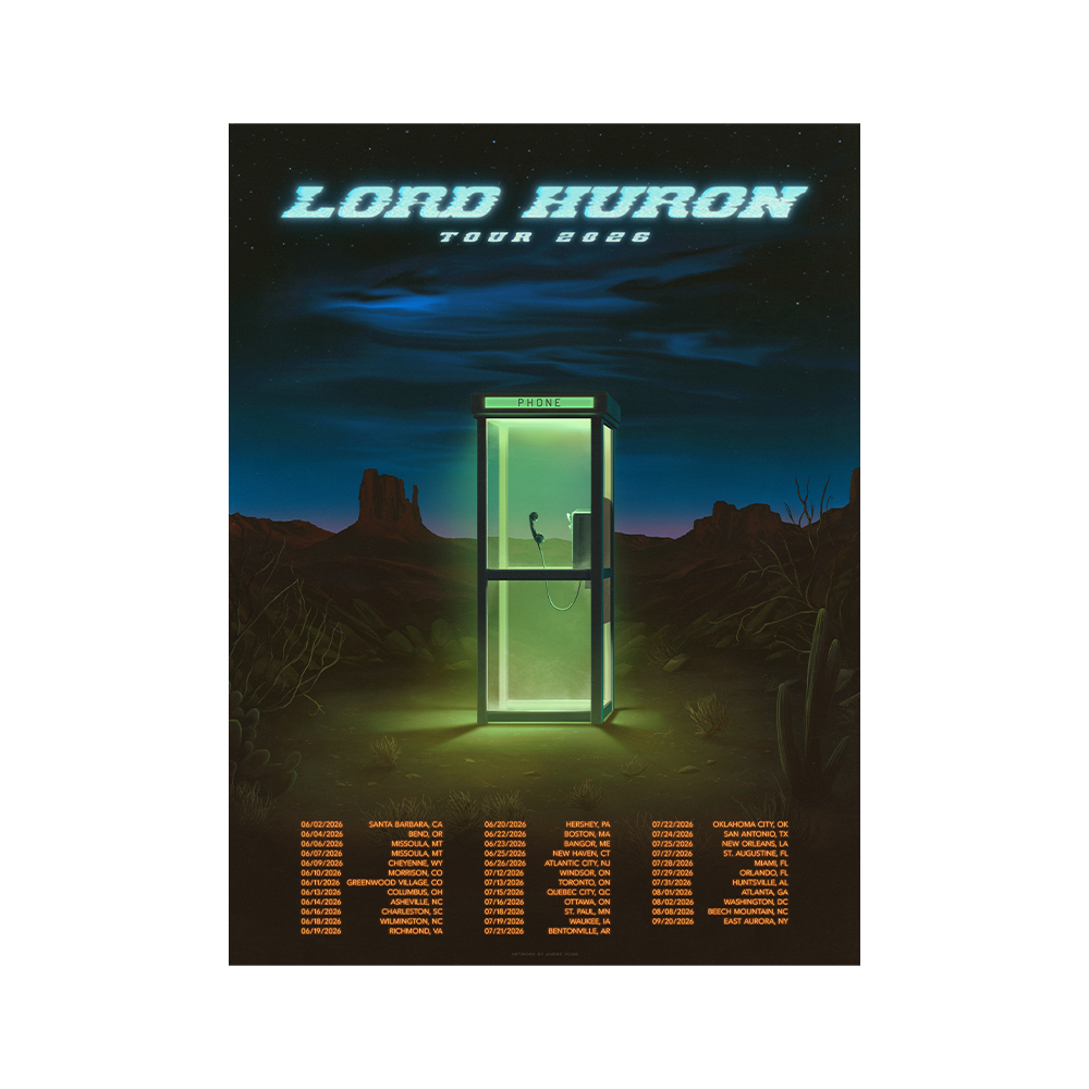Lord Huron Tour 2026 Poster